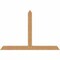 Ekena Millwork Portland Timber Gable Bracket, Western Red Cedar, 84"W x 56"H x 5 1/2"D x 5 1/2"F, 16/12 Pitch GBW084X56X0606POR00SWR - alternate 1